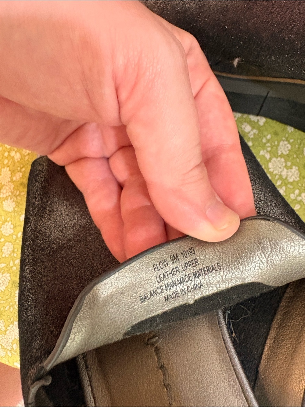 Naked Feet Metallic Charcoal Slide Mules - Picture 4 of 6